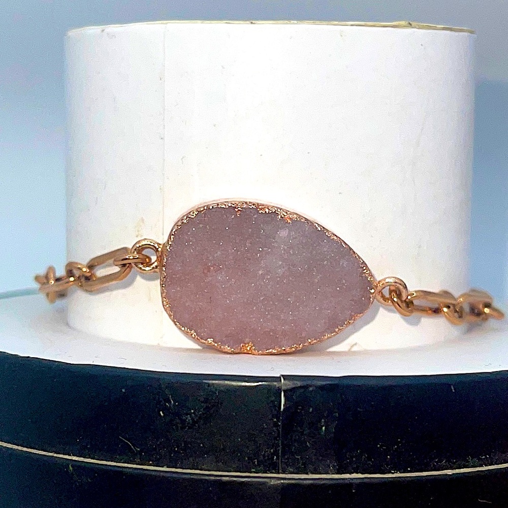 Drippin in druzy bracelet